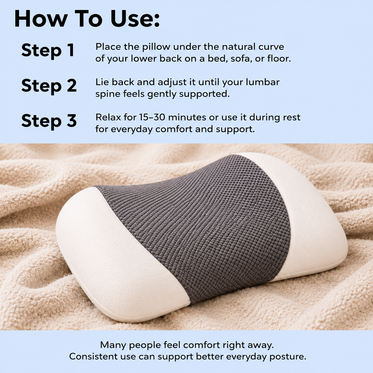 Lumbar Support Pillow